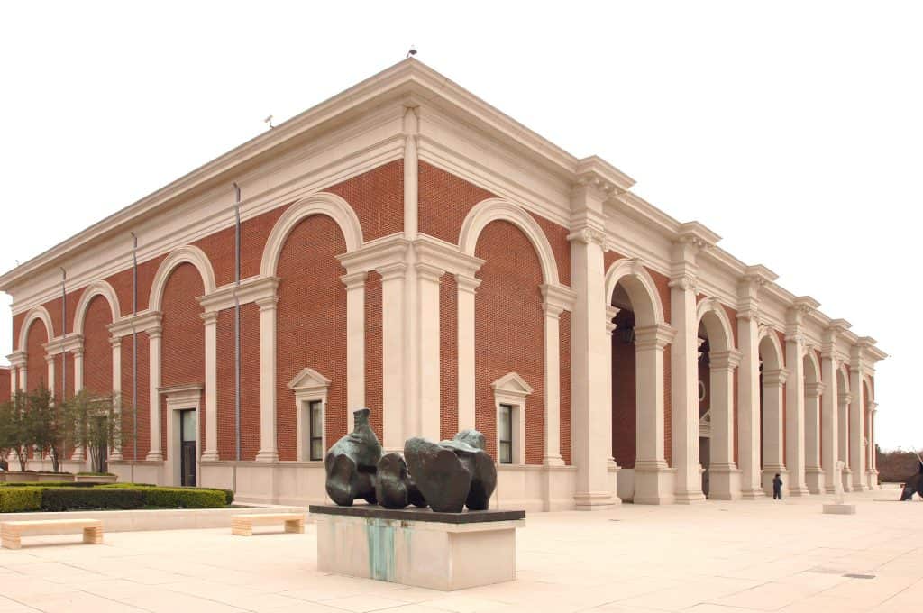 Exteriror of the Meadows Museum Dallas Fort Worth