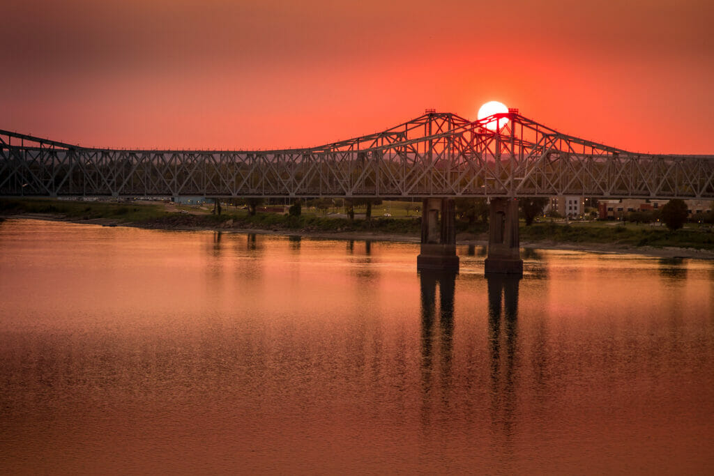 natchez sunset