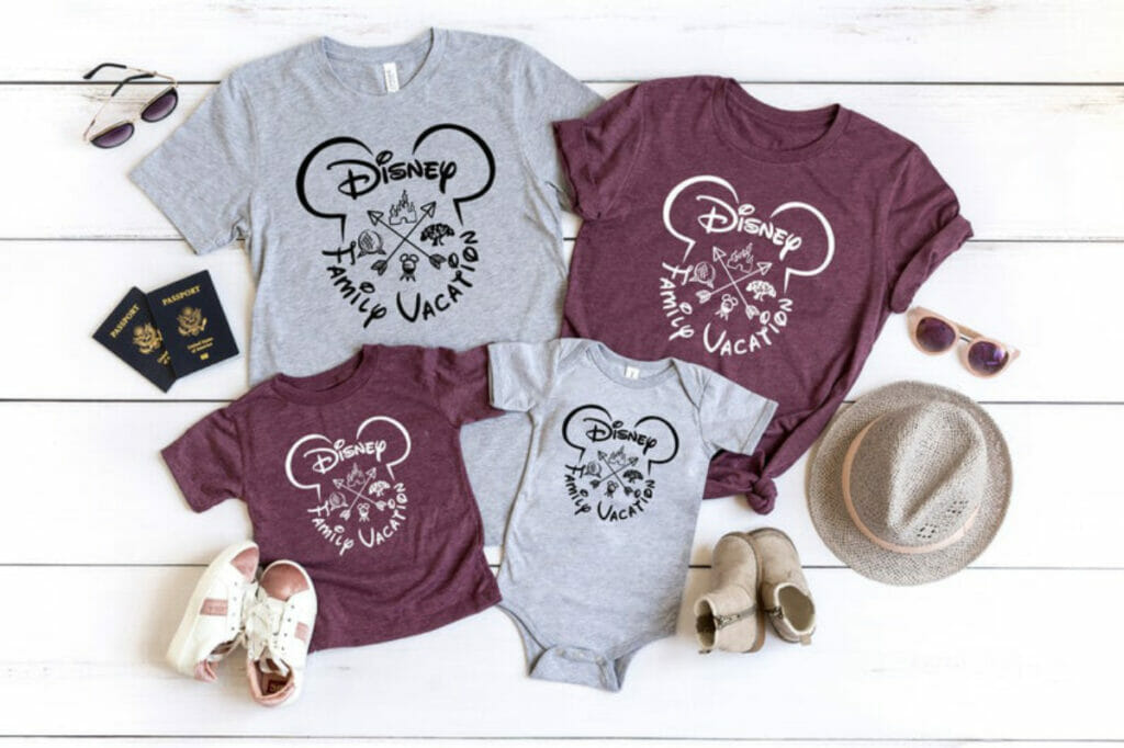 dri fit disney family shirts